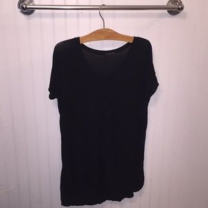 Soft black T-shirt dress